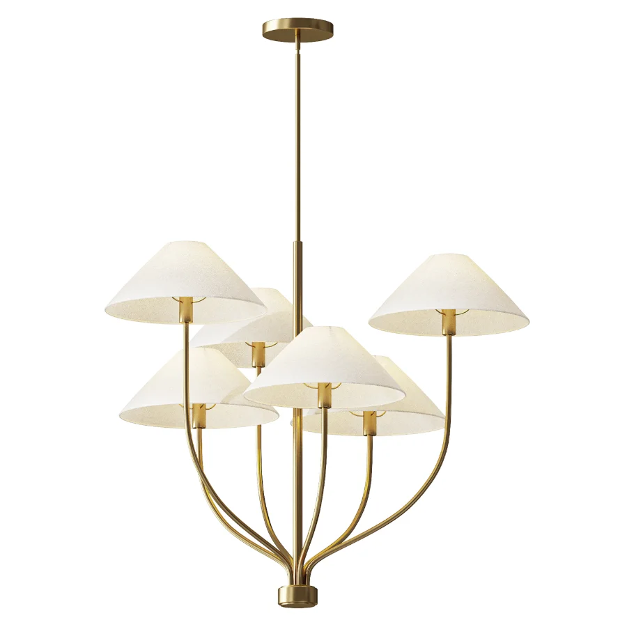 Chambers Metal Staggered Chandelier - Image 2