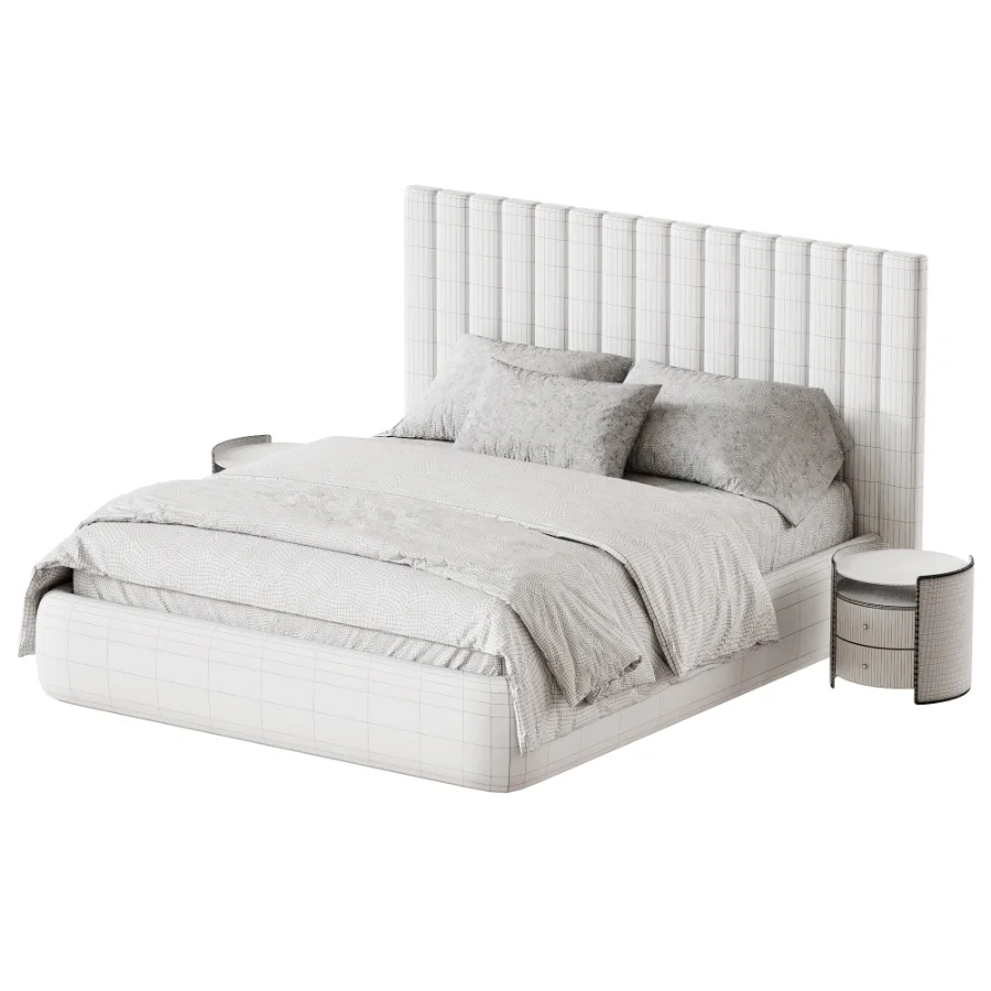 Streak bed with wide headboard - Image 4