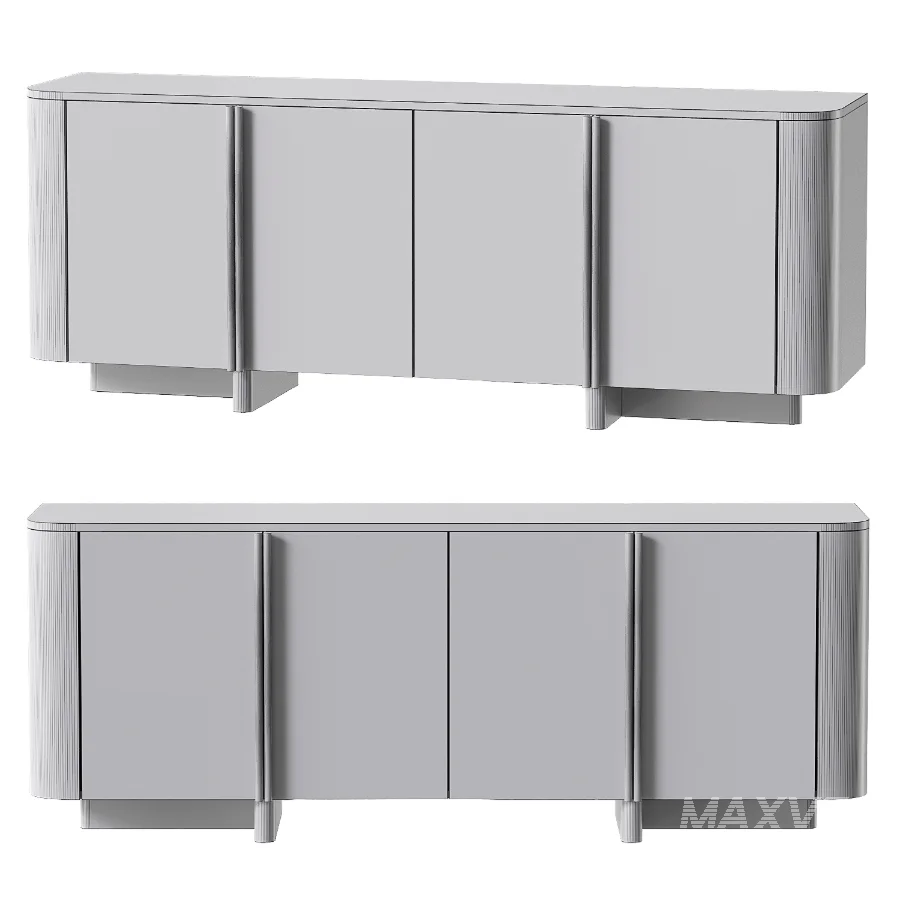 Sideboard Oak Wood Liam Room - Image 5