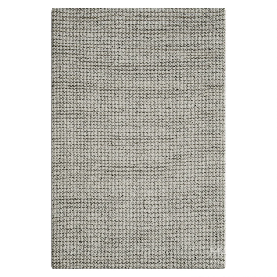 Hand Tufted Ivory Silver Area Rug - Image 2