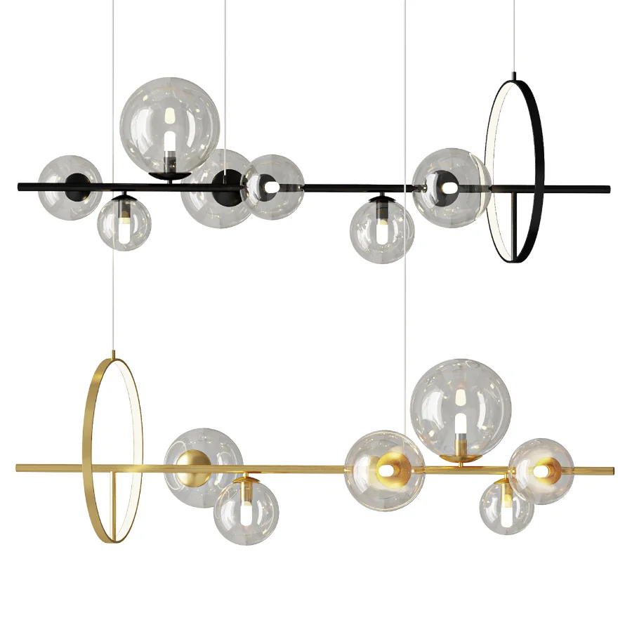 Ankur Ariel Modern LED Ring Chandelier - Image 1