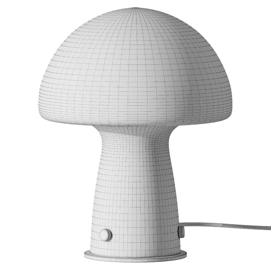 Danish Orange Glass Table Lamp - Image 4