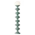 Contemporary Scandinavian Iron Acrylic Cream Round Floor Lamp - Thumbnail 2