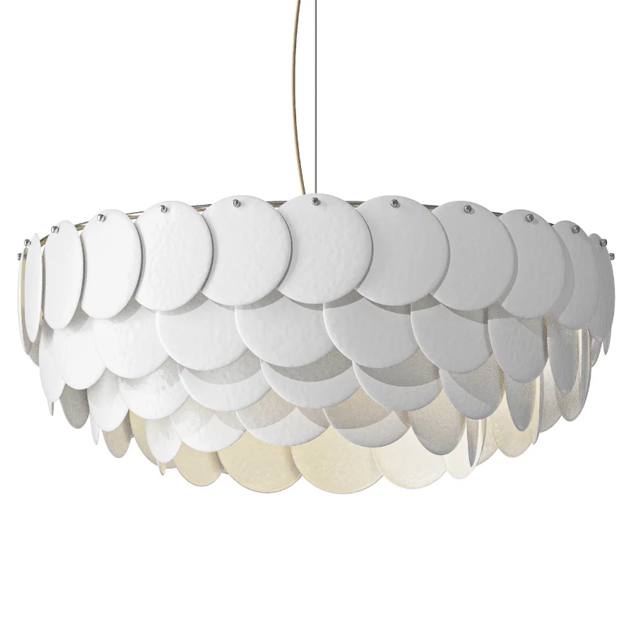 White Lottie Chandelier - Image 1