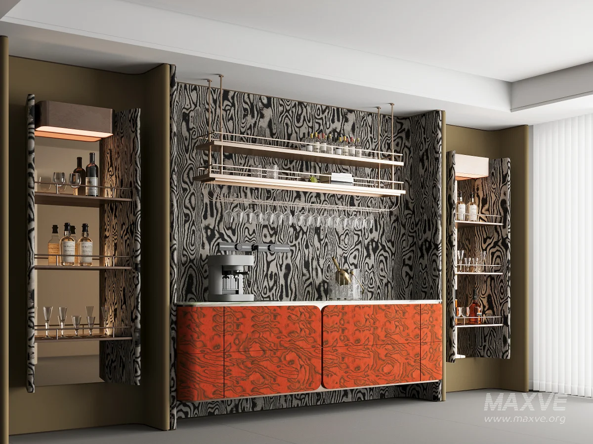 modern wine cabinet - Image 1