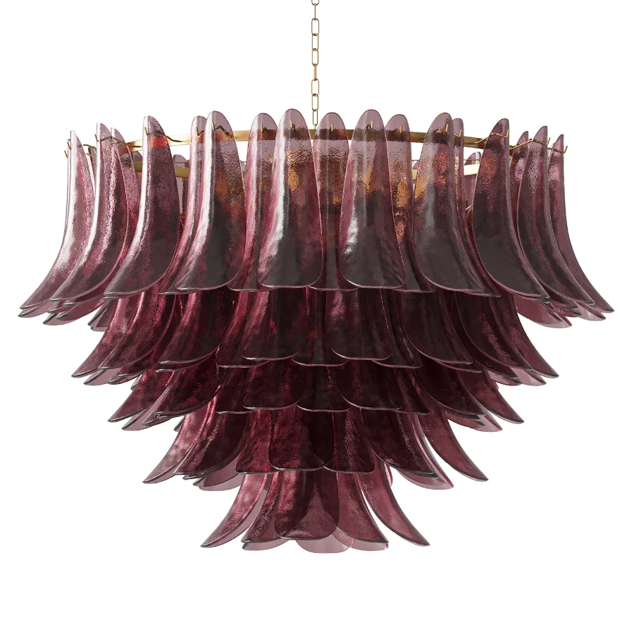 Large Modern Italian Murano Chandelier Palma EL151 - Image 1