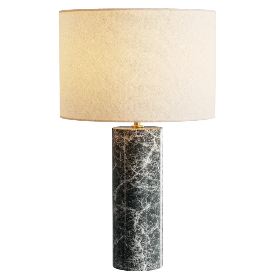 NV Gallery Gaya White Table Lamp - Image 1