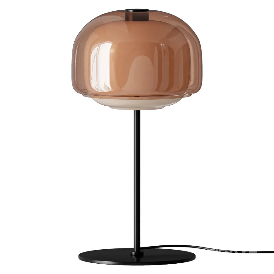 Elvrynor Nordic Colorful Glass Table Lamp - Image 1