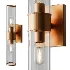 Simple Glass Cylinder Sconce And Daphne Vanity Light - Thumbnail 6