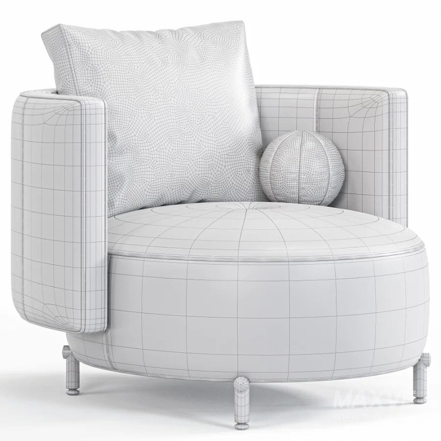 Torii Bold Armchair By Minotti - Image 7