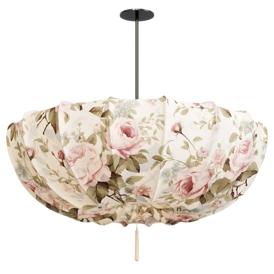 Traditional Japanese Light Chandelier For Living Room - Image 4