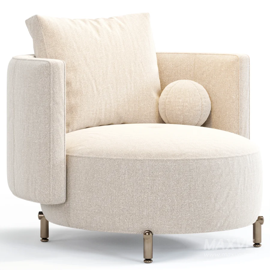 Torii Bold Armchair By Minotti - Image 3