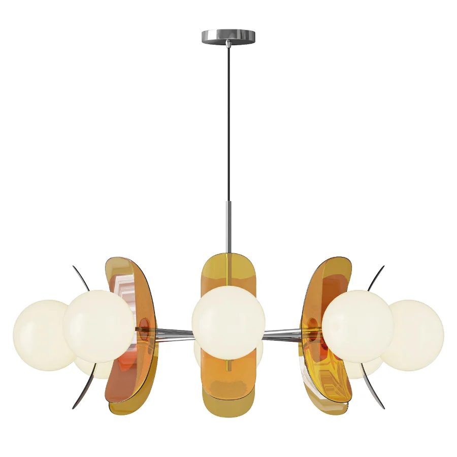 Coloured Sputnik Chandelier - Image 2