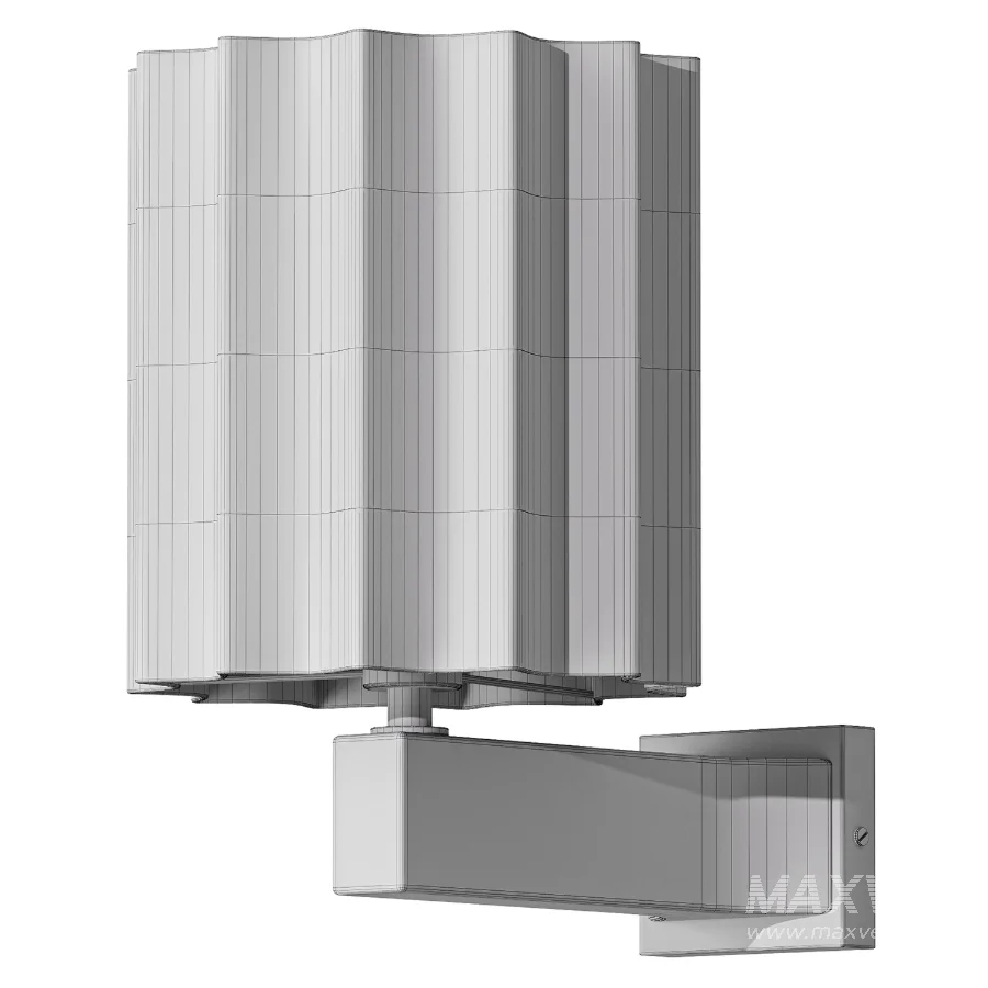 Viotti Calacatta Viola Marble Linen Wall Light - Image 2