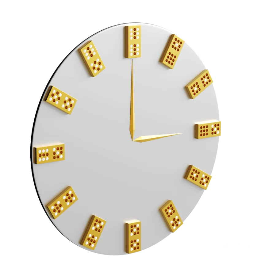 Domino Wall Clock - Image 3