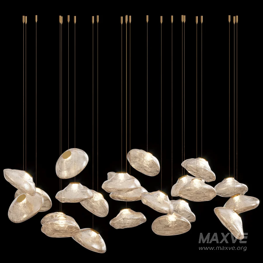 Random Glass Pendant Light By Pinlighting - Image 2