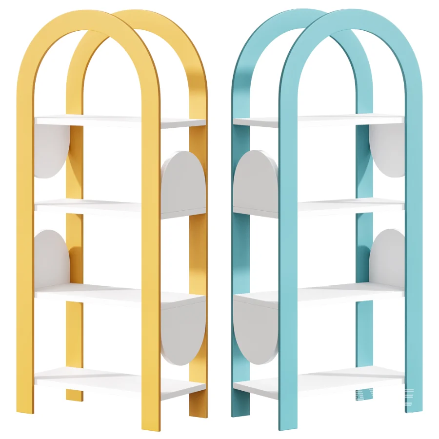 Devi Rack With Shelves Made Of MDF - Image 2