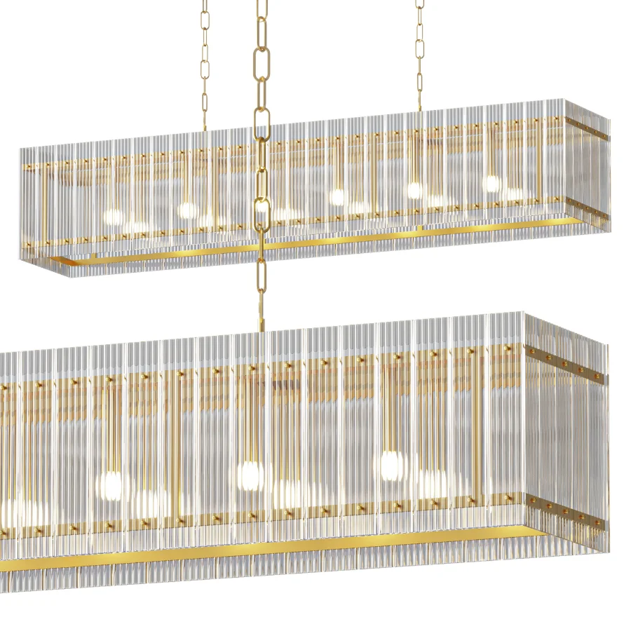 San Marco Rectangular Chandelier 54 - Image 1