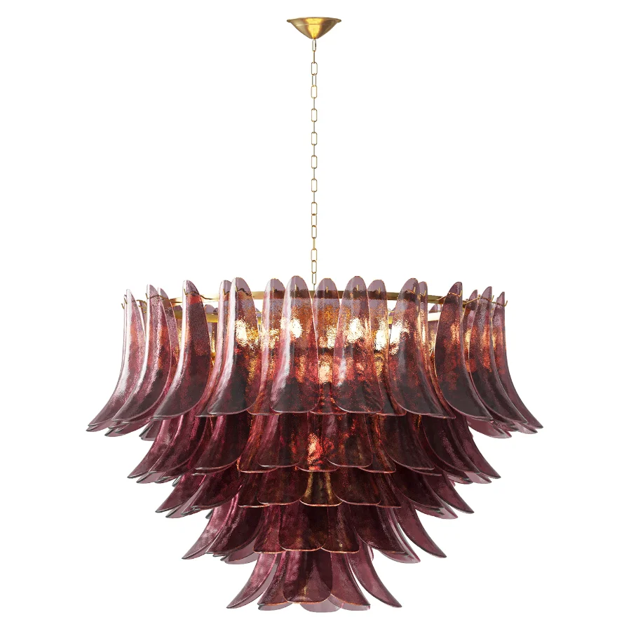 Large Modern Italian Murano Chandelier Palma EL151 - Image 3