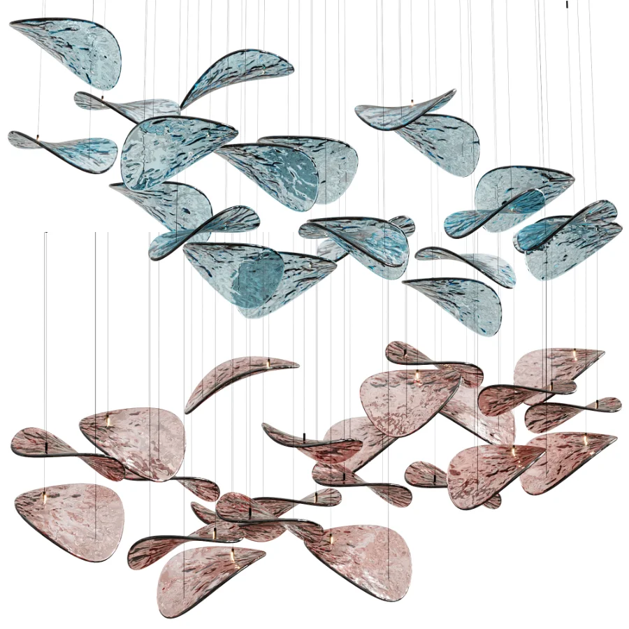 Wave Floating Leaf Chandelier By Simig - Image 7