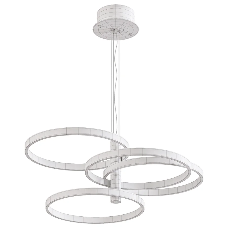 Hoopla Pendant Chandelier By Lightology - Image 4