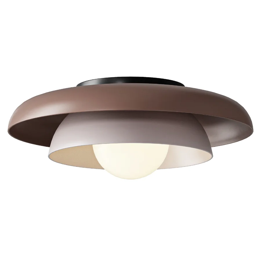 Lucia Living Neso Metal Saucer Flush Mount Ceiling Light - Image 4