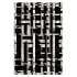 Tattersall Black Handwoven Indoor Outdoor Rug - Thumbnail 2