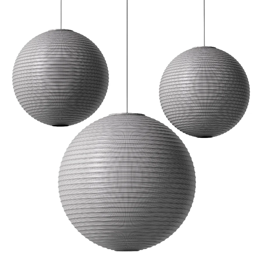 HAY Paper Shade Round Pendant Lamps - Image 6
