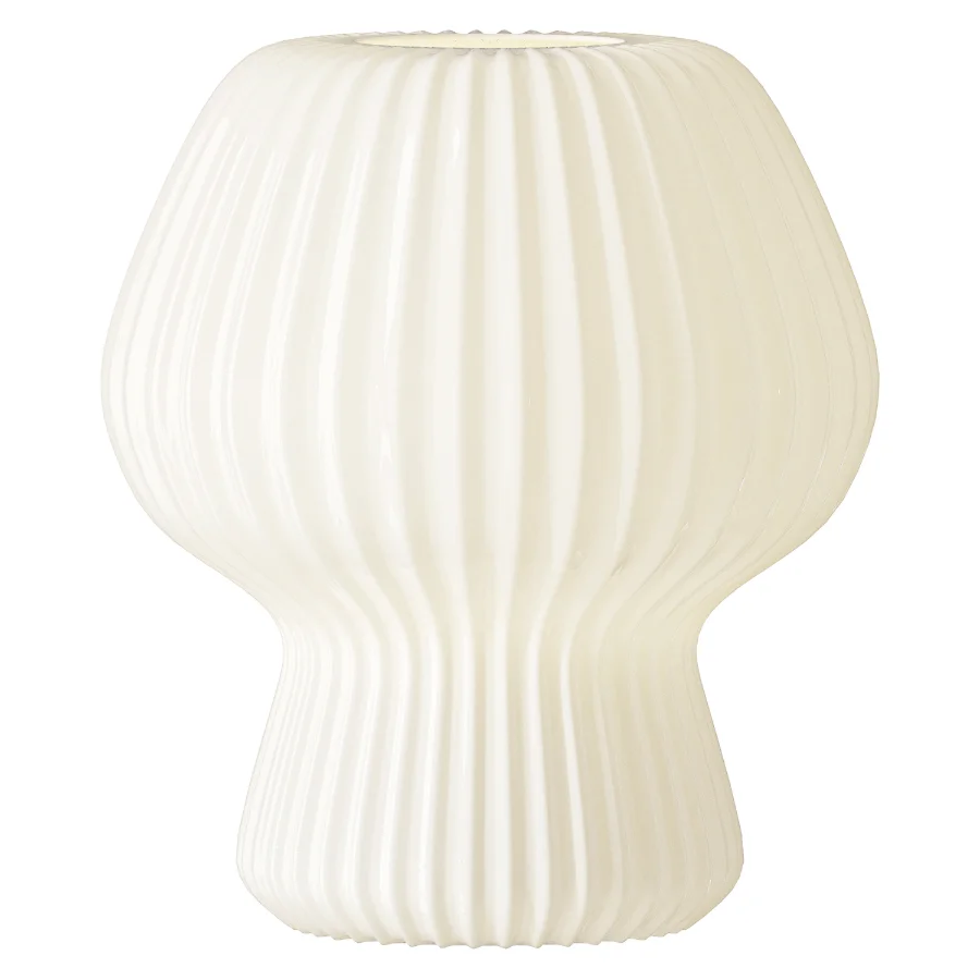 Ribbed Glass Table Lamp - Image 1
