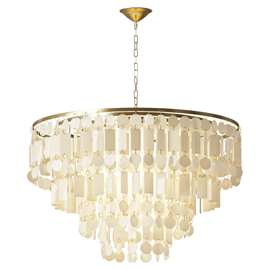 Capiz Shell Chandelier - Image 2