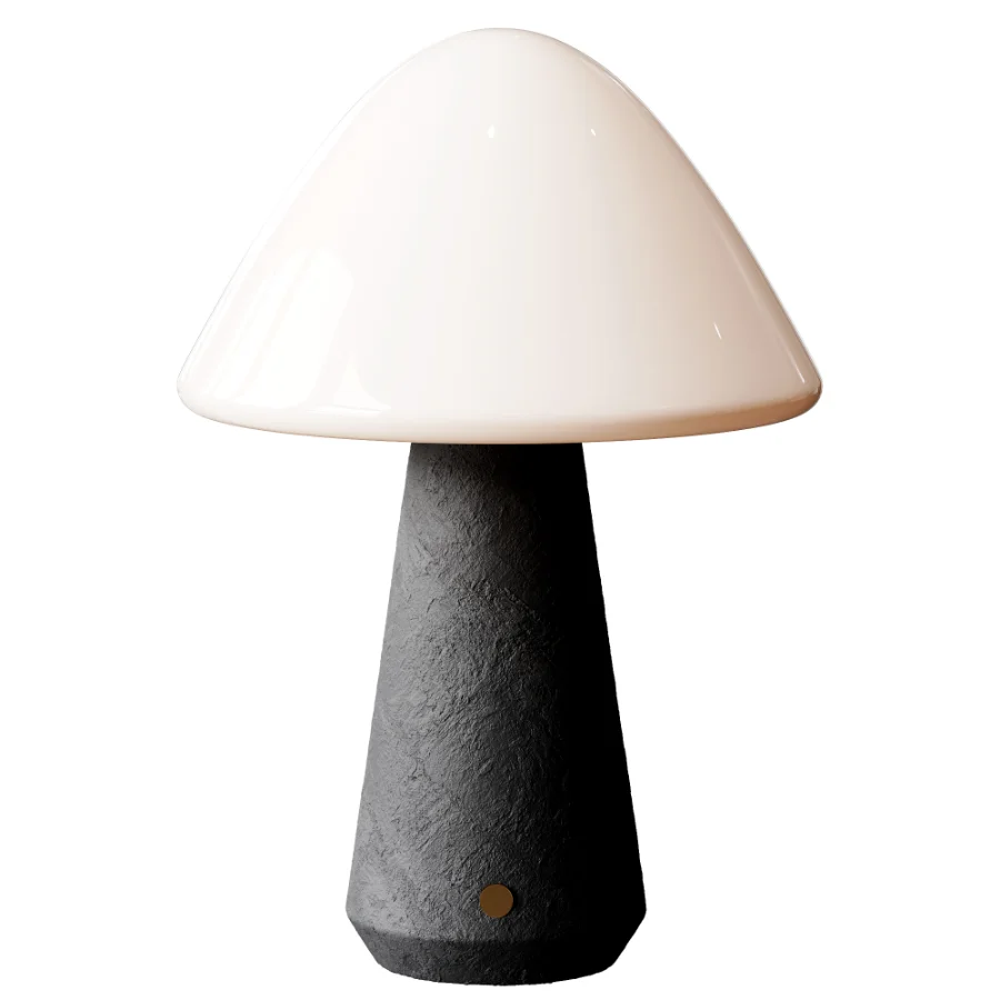 West Elm Illaria Cordless Mushroom Table Lamp - Image 3