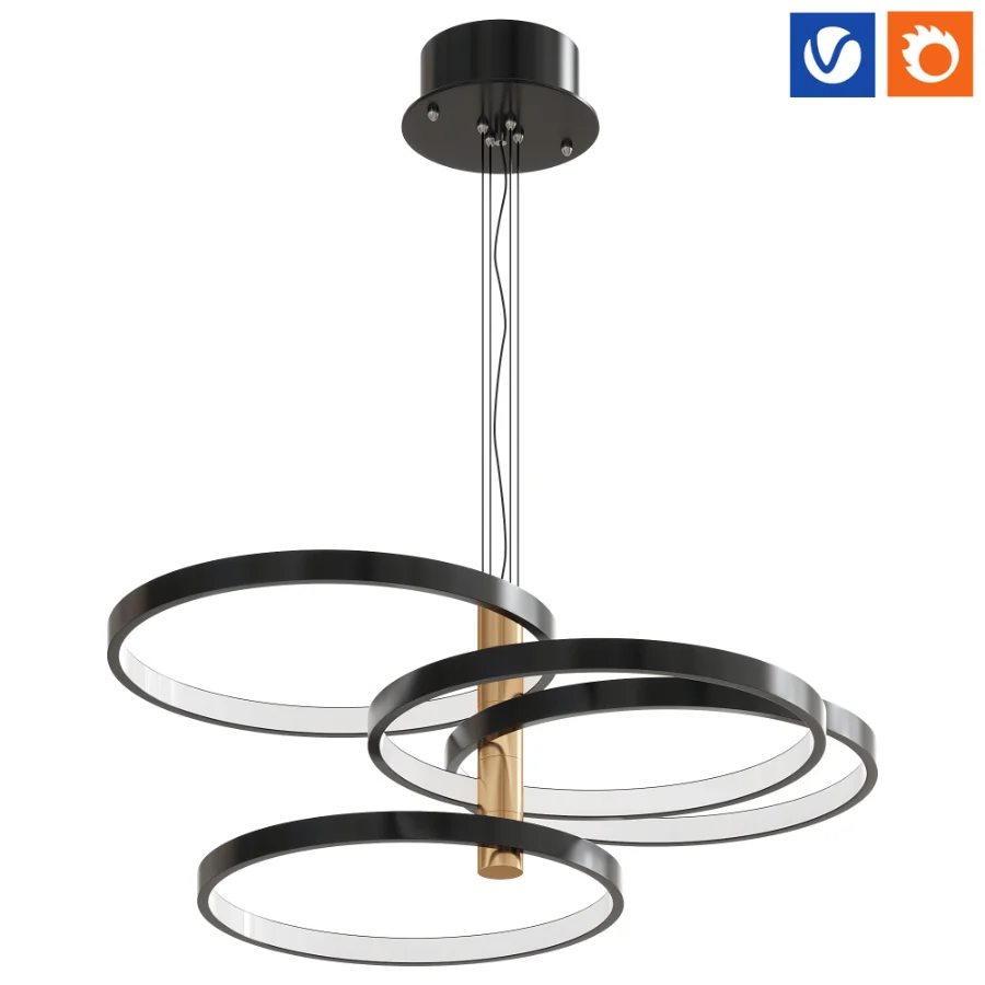 Hoopla Pendant Chandelier By Lightology - Image 5