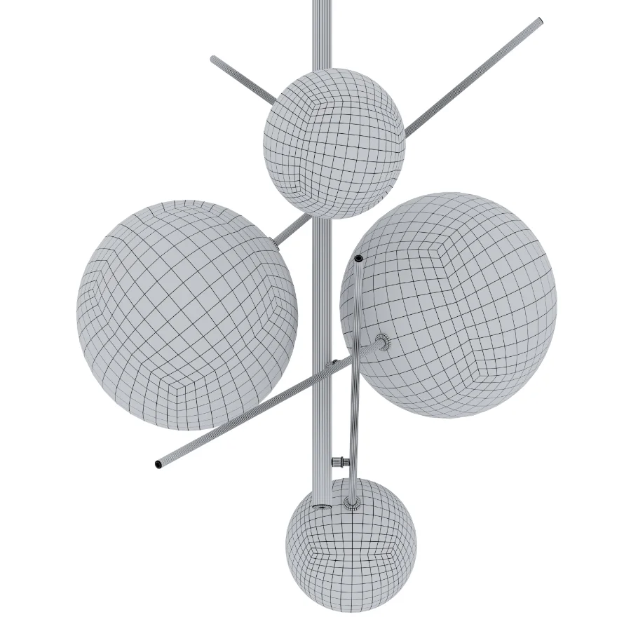 Bolle Suspension Lamp 4 Spheres LED - Image 3