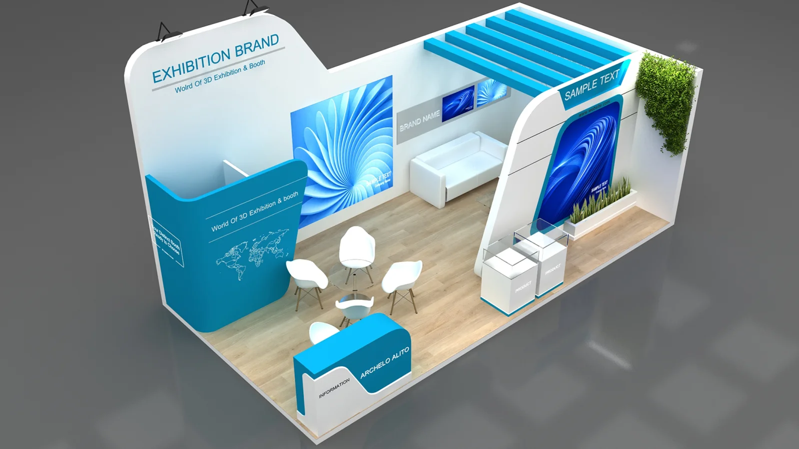 exhibition booth - Image 1