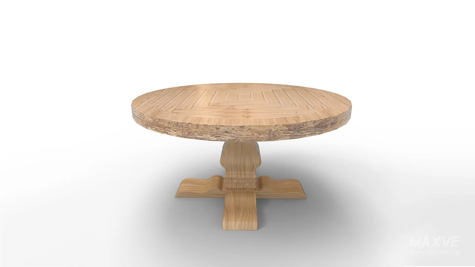 Candace Round Solid Wood Dining Table - Image 2