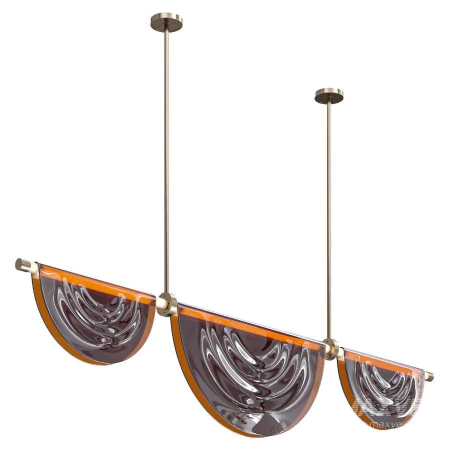 Folded Chive Candlestick Pendant Lamp - Image 1