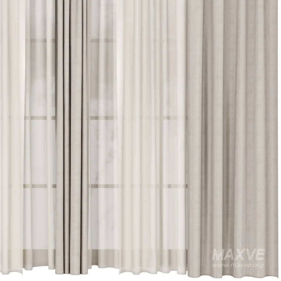 Silk and Cotton Curtain Set 116 - Image 3