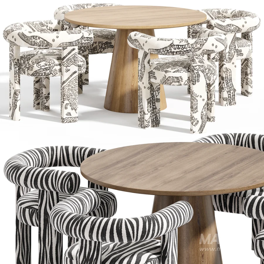 Cassette Chair Lori Table By Collector - Image 1