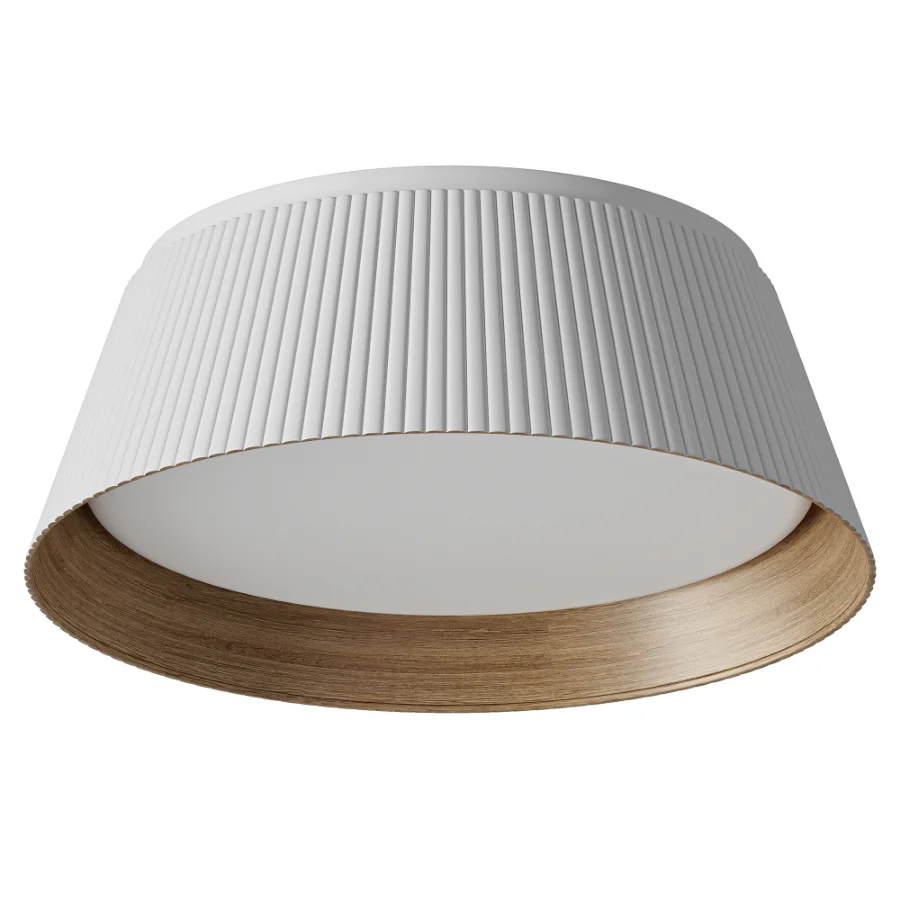 Modern Ribbed Ceiling Light - Image 2