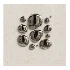 Chrome Bubble Wall Decor 17 - Thumbnail 1