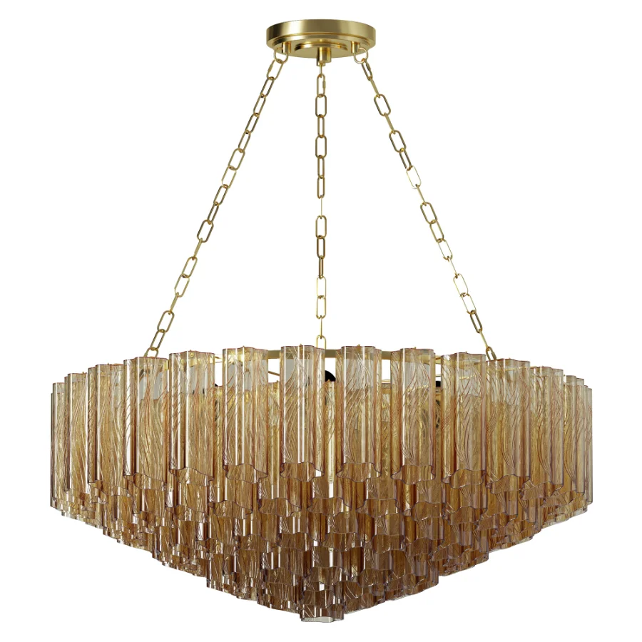 Hudson Valley Watertown Glass Chandelier - Image 3