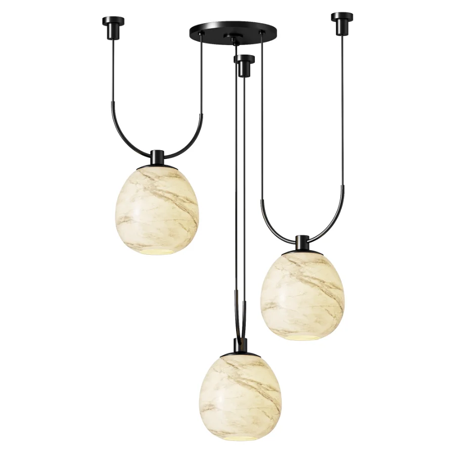 Orly 3 Light Swag Chandelier - Image 2