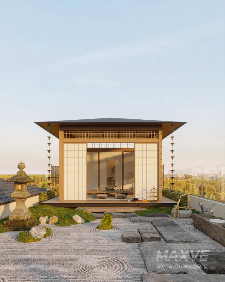 Japanese courtyard - Image 6