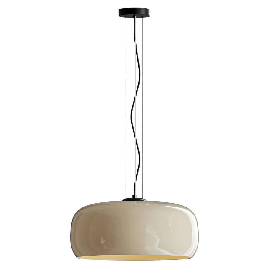 Lunorae Rounded Glass Pendant Lamp - Image 2