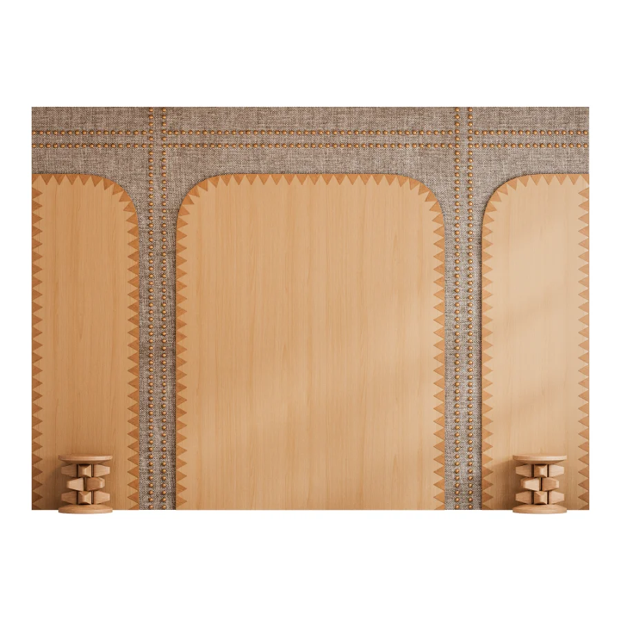 Upholstered Wooden Headboard - Image 2
