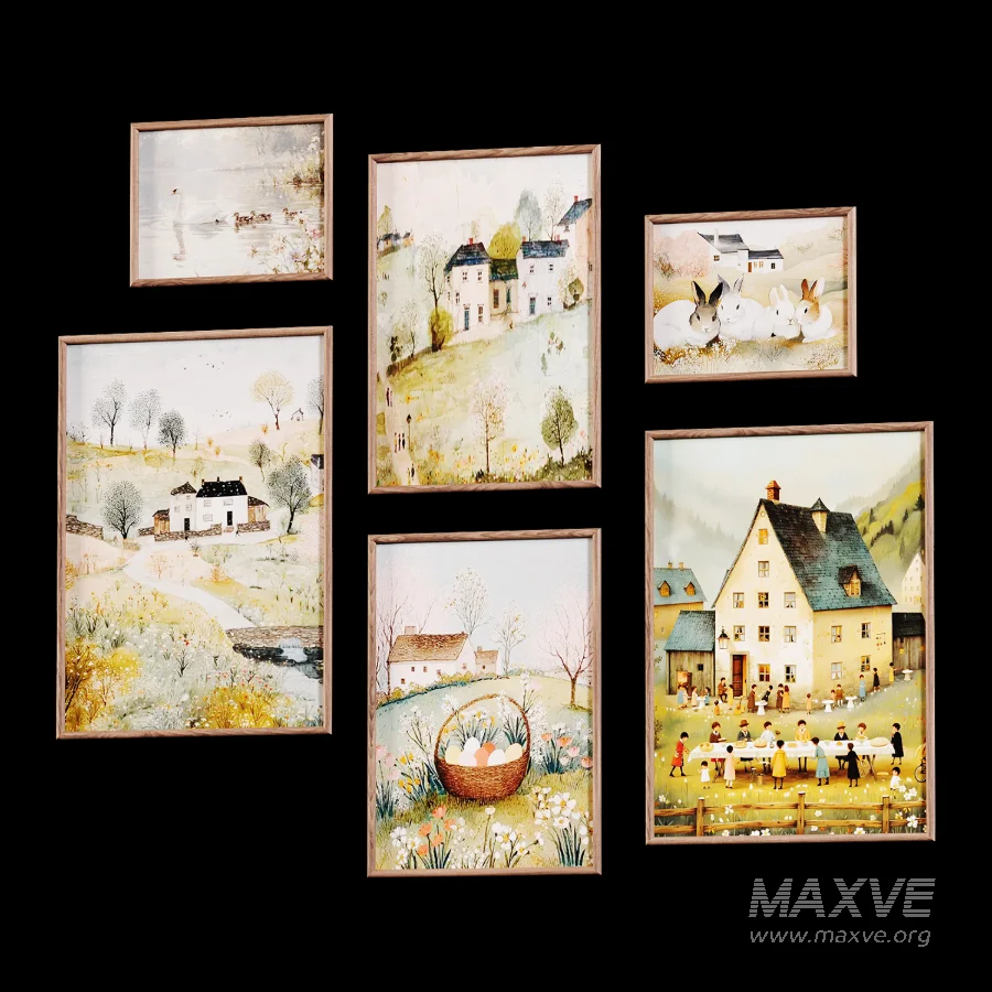 Wall Art Set of 6 - Image 2
