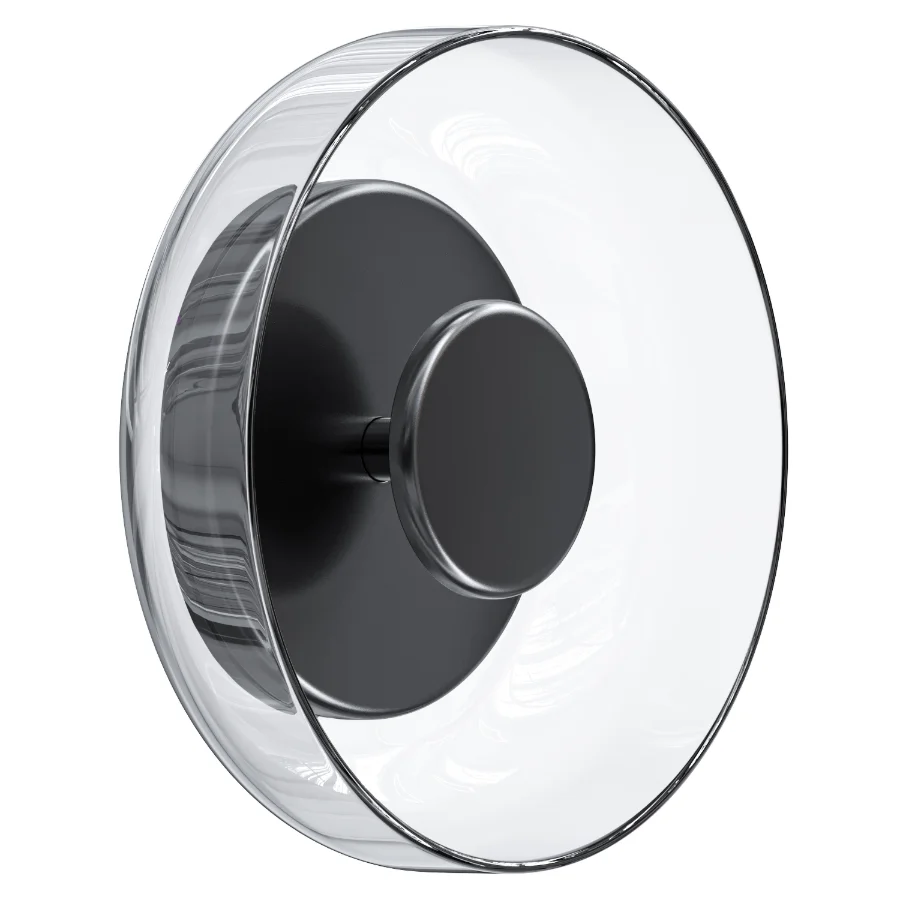 Mouth blown LED wall lamp Blossi - Image 3