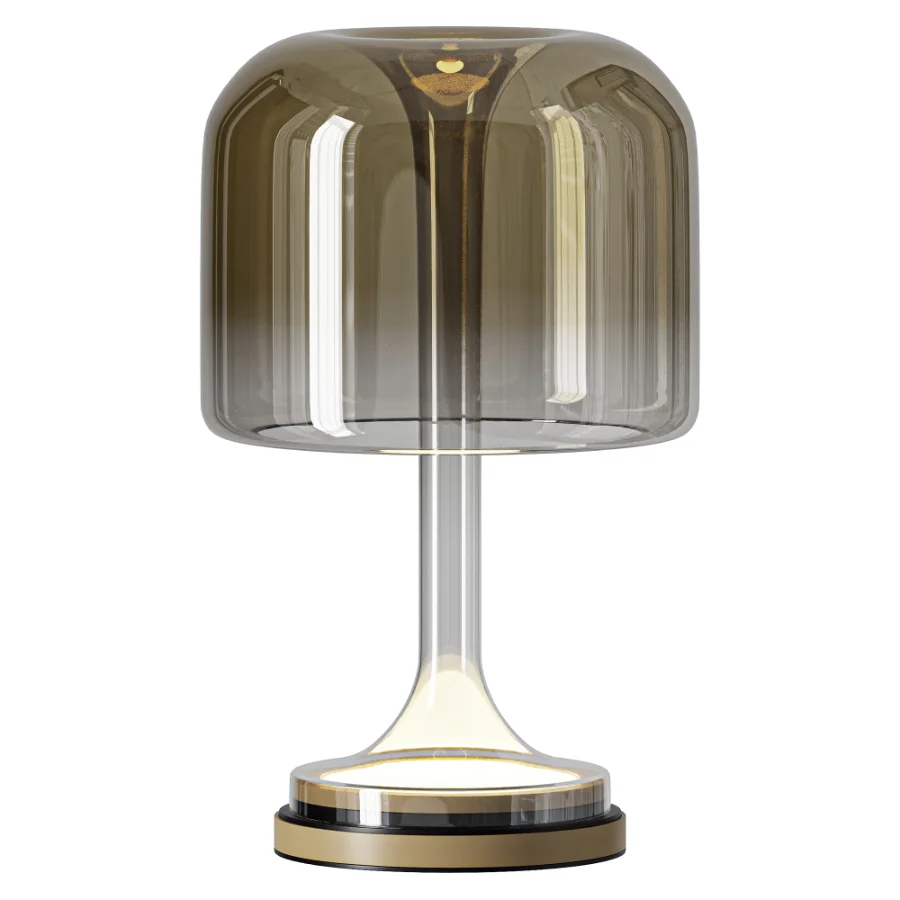 Maytoni Spirito Gold Glass LED Table Lamp - Image 1