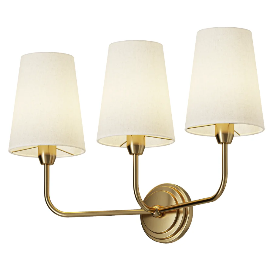 SAWYER THREE LIGHT WALL SCONCE - Image 1