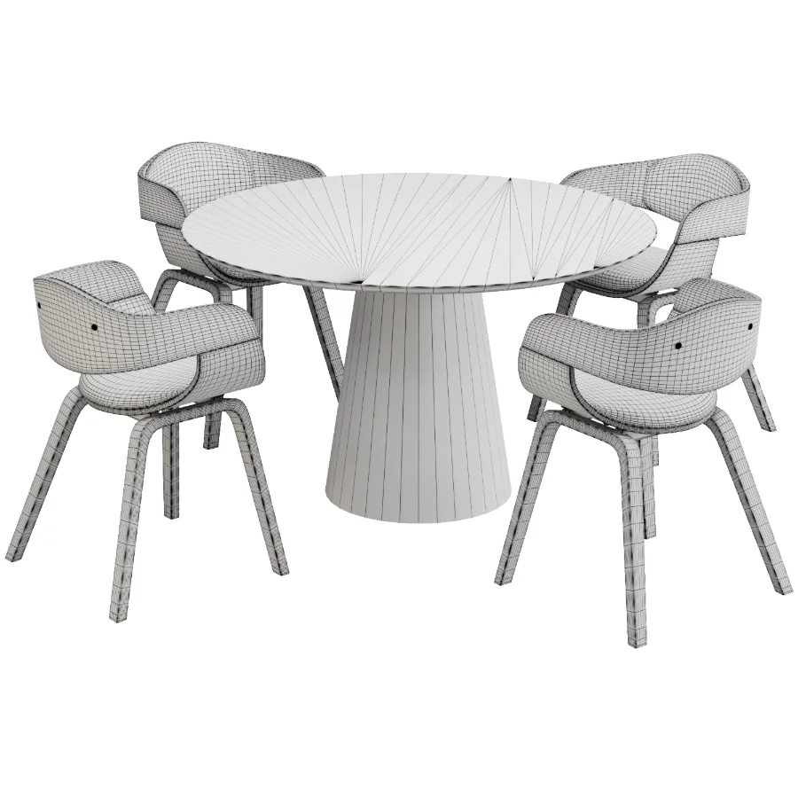 Dinning chair and table342 - Image 4